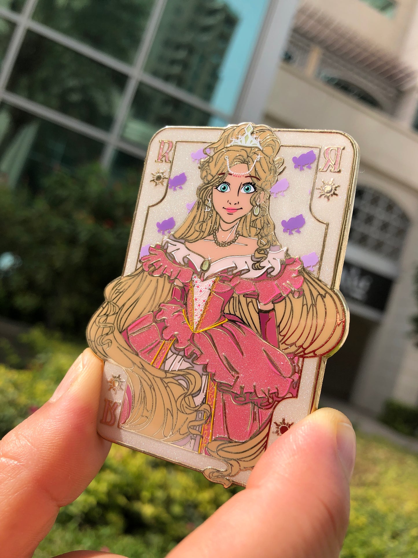 Queen of Hearts Blondie Enamel Pin