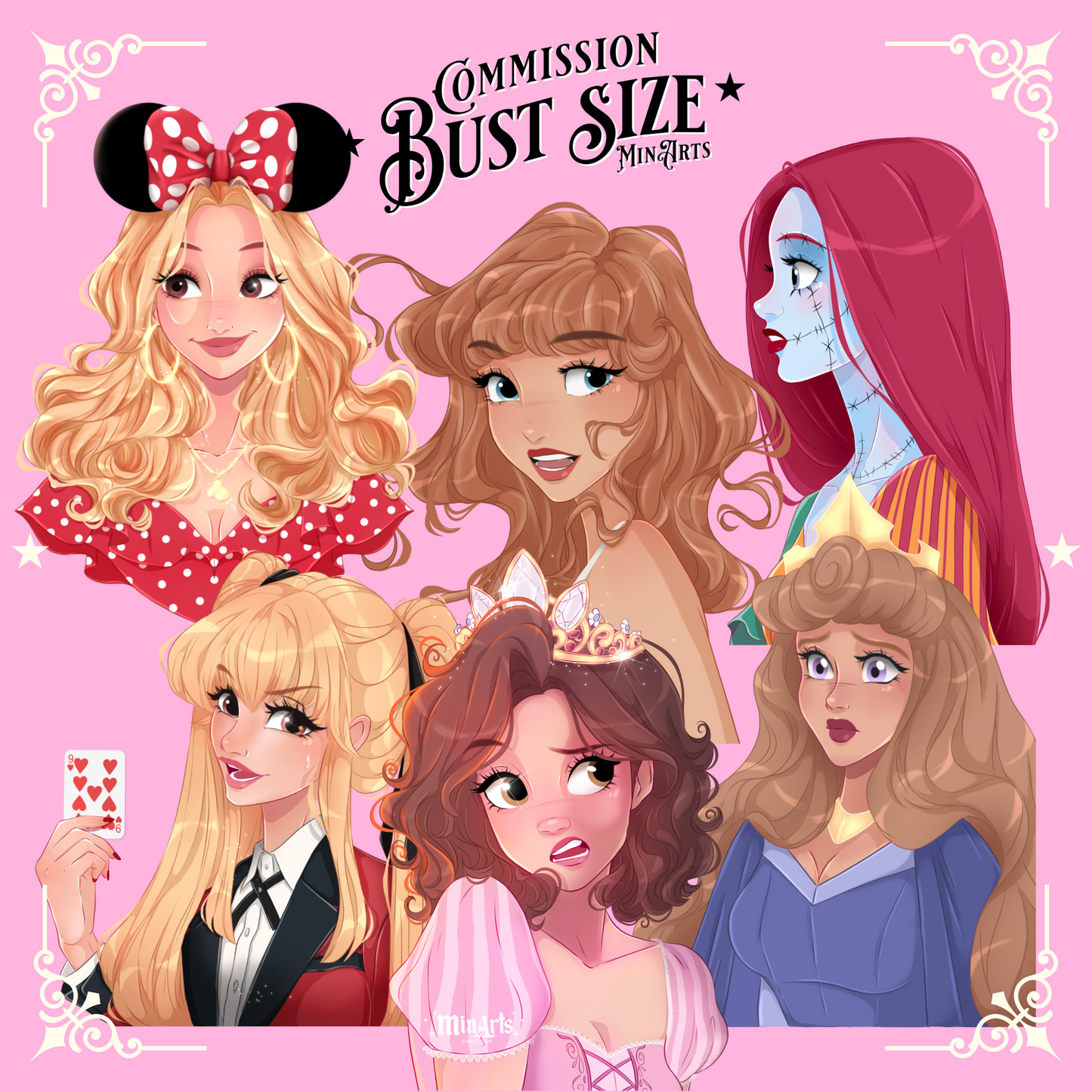 MinArts Bust Size Commission